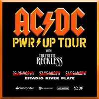 Afiche oficial: AC/DC · Power Up Tour