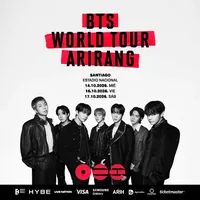 Afiche oficial: BTS · World Tour Arirang