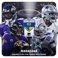 Afiche oficial: NFL · Rio Game
