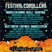 Afiche oficial: Festival Cordillera