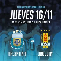 Afiche oficial: Selección Argentina · Eliminatorias